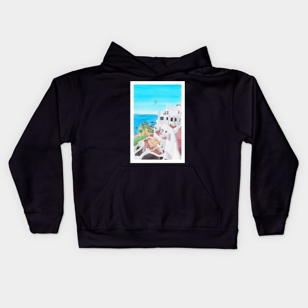 Punta Del Este, Uruguay Kids Hoodie by NorrskenArt